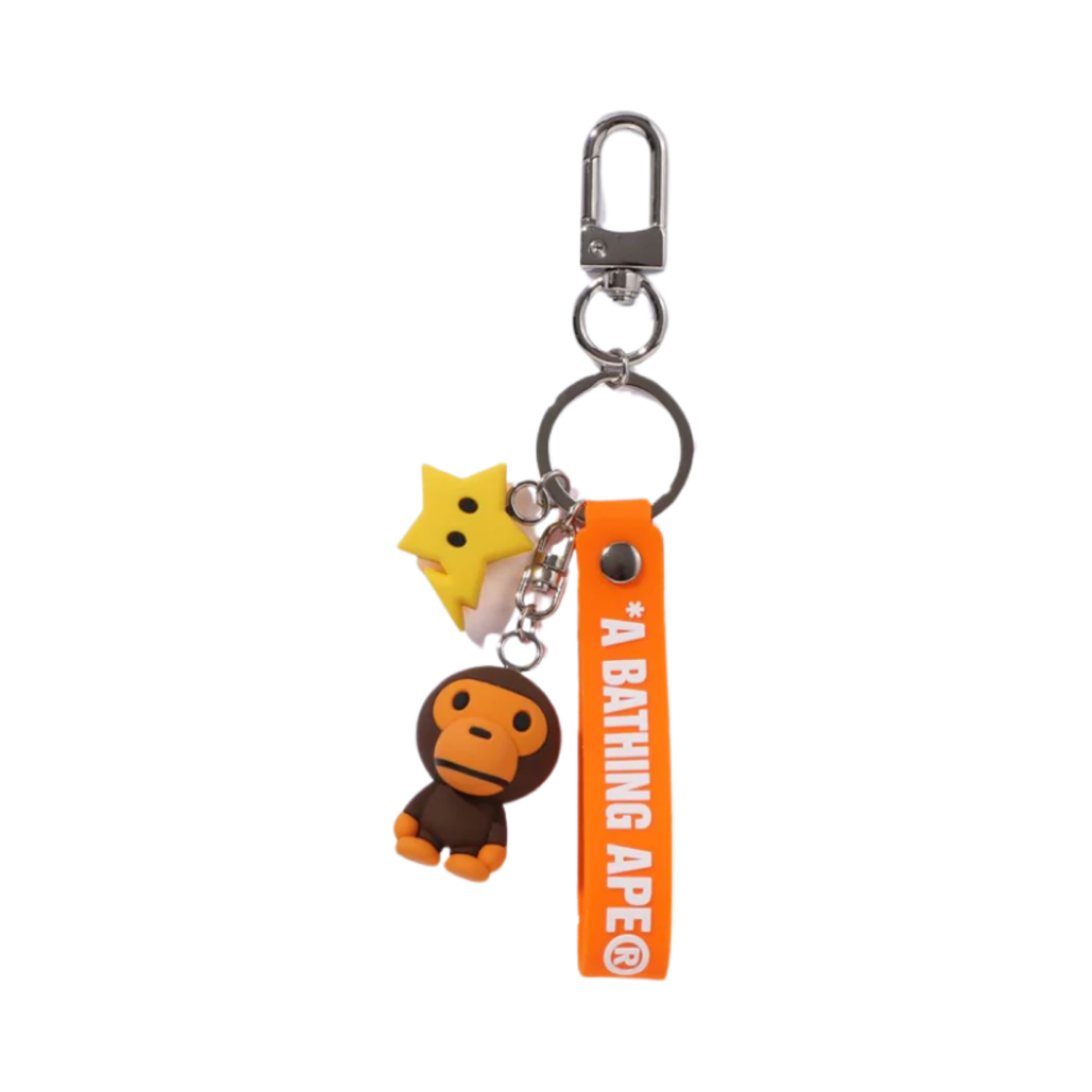 - BAPE A Bathing Ape Baby Milo Keychain Brown