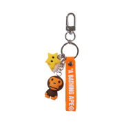 BAPE A Bathing Ape Baby Milo Keychain Brown