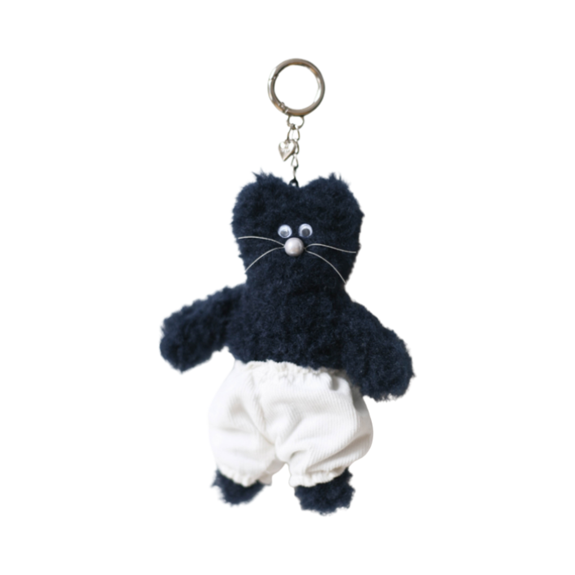 모남희 M.N.H 프렌즈 키링 네이비 화이트(Monamhee M.N.H Friends Keyring Navy White)