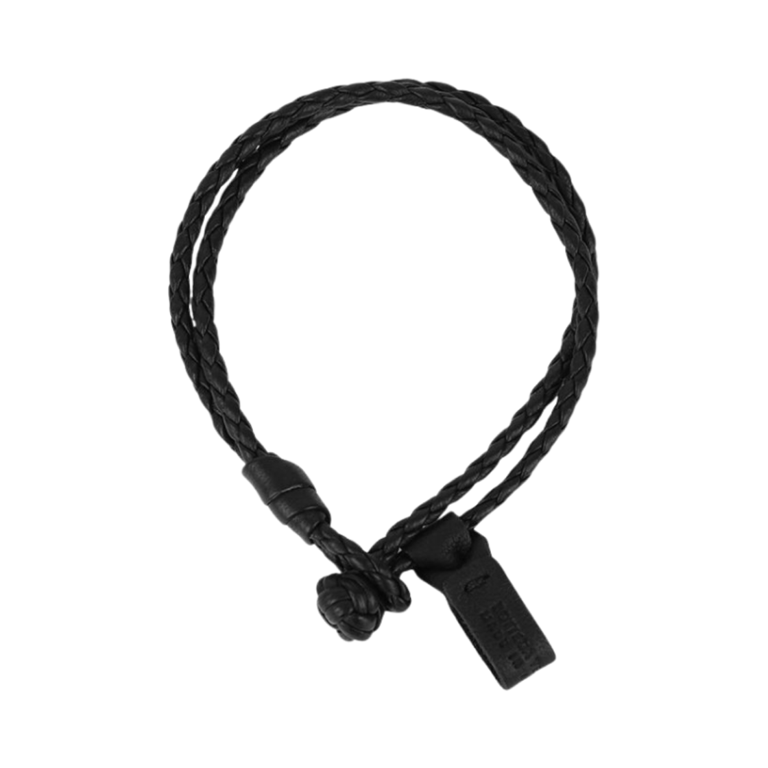 보테가 베네타 인트레치아토 브레이슬릿 블랙(Bottega Veneta Intrecciato Bracelet Black)