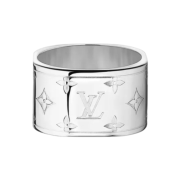 Louis Vuitton Monogram Ring Silver