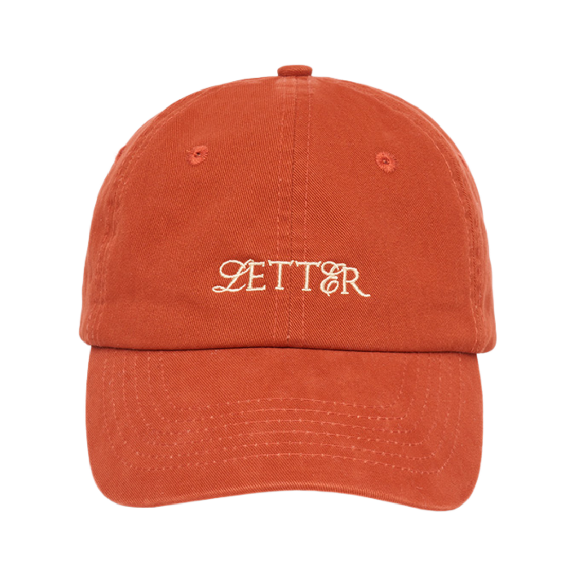 제너럴아이디어 유니섹스 레터 자수 볼캡 펌킨(General Idea Unisex Letter Embroidery Ball Cap Pumpkin)