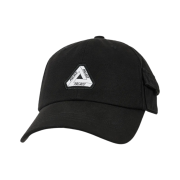 Palace Garment Dyed Tri-Ferg Patch 6-Panel Black - 22FW