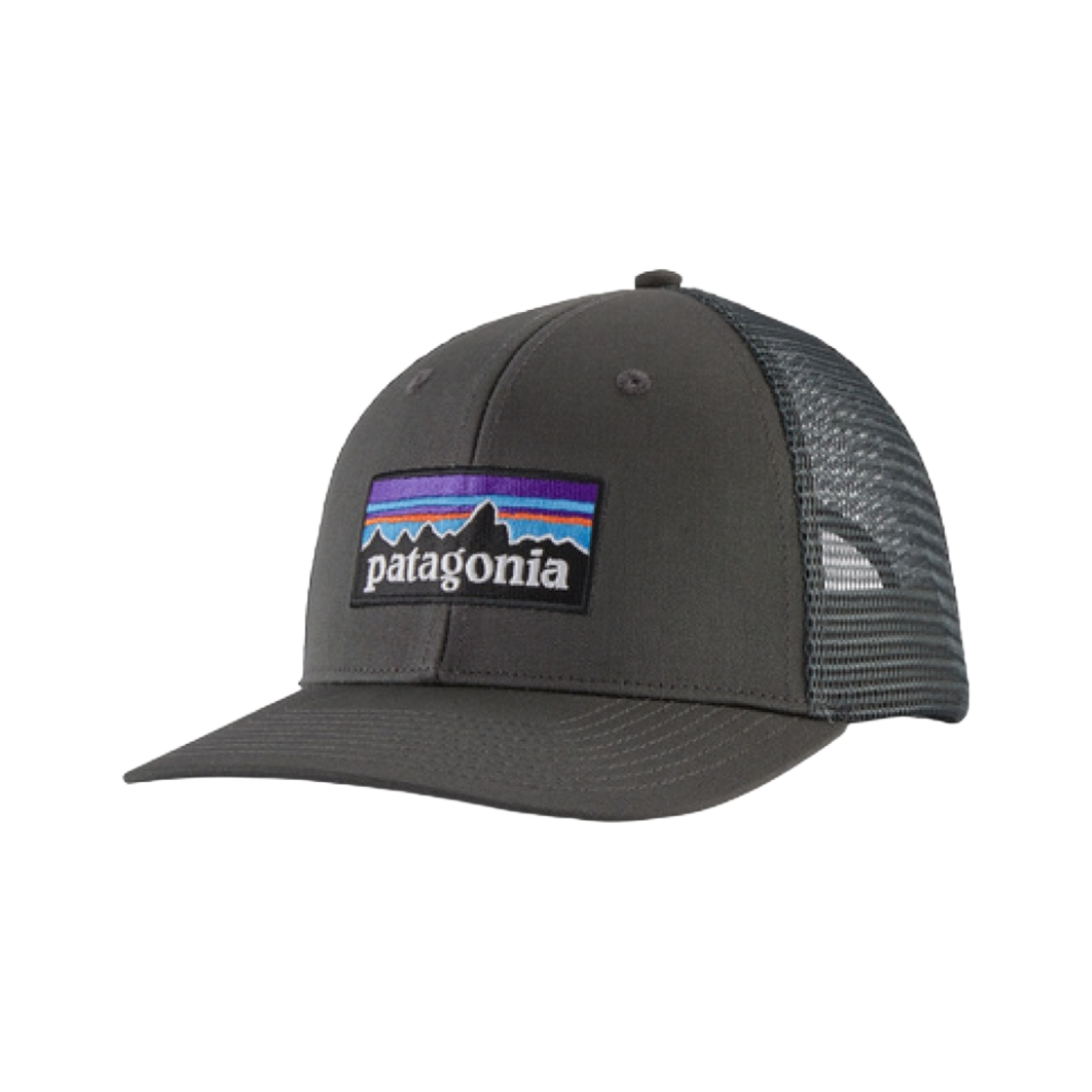 38289 Patagonia P-6 Logo Trucker Hat Forge Grey