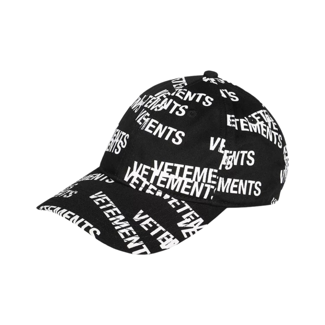 베트멍 스탬프 로고 캡 블랙(Vetements Stamped Logo Cap Black)