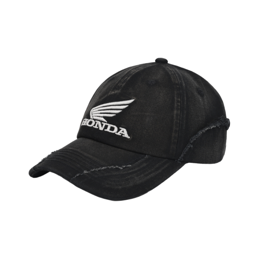 HEX2CA301SBK Honda Vintage Cutoff Cap Black