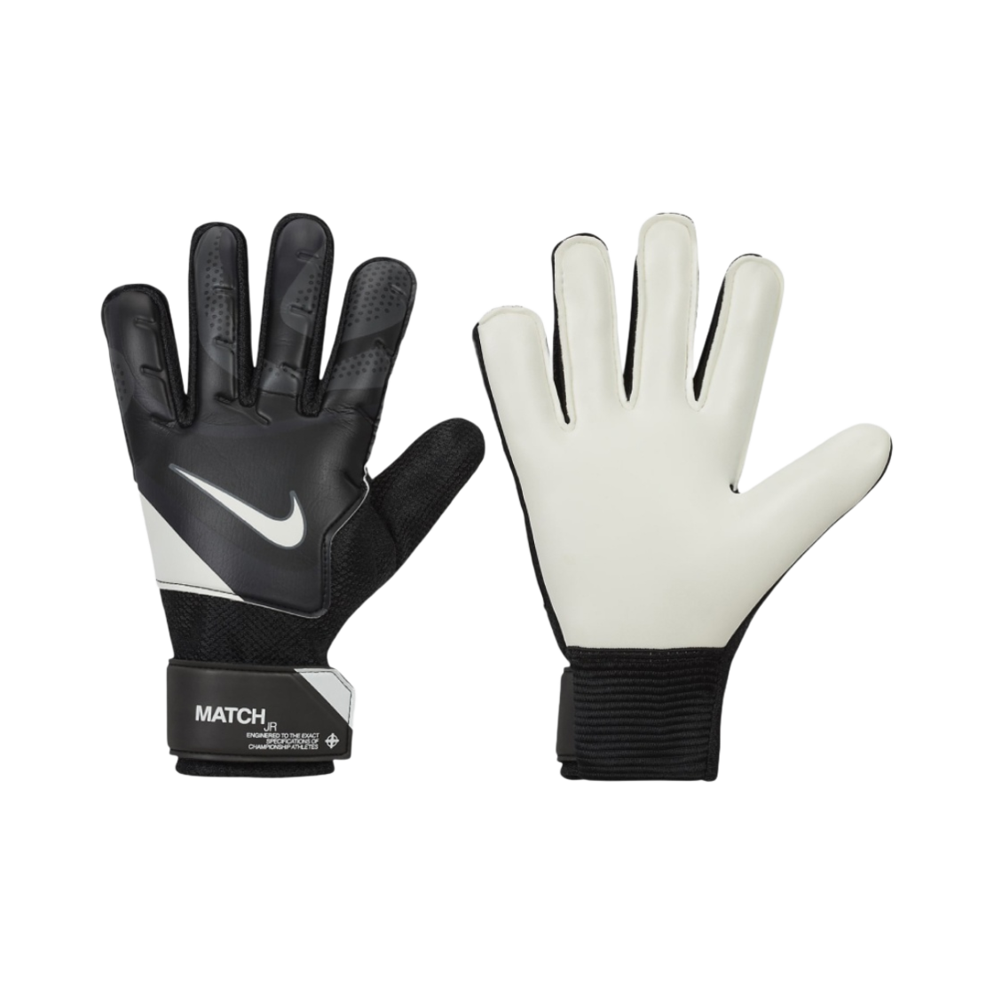 (키즈) 나이키 매치 골기퍼 글러브 블랙 다크 그레이 화이트((Kids) Nike Match Goalkeeper Gloves Black Dark Grey White) - 1