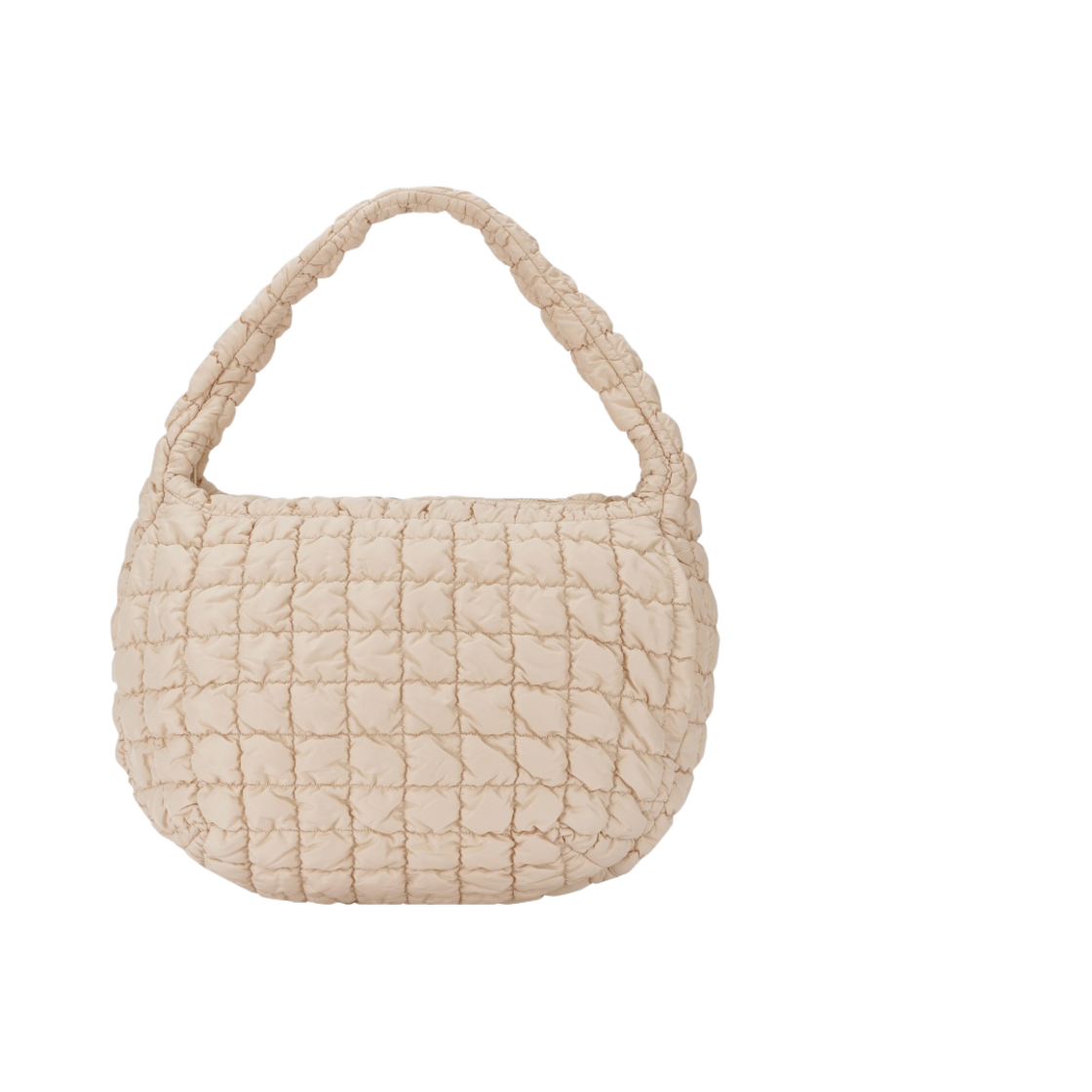 코스 퀼티드 오버사이즈 숄더백 베이지(COS Quilted Oversized Shoulder Bag Beige)