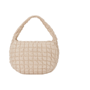COS Quilted Oversized Shoulder Bag Beige