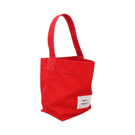 AP-P000000R Agnes Project Peanut Tote Bag Red