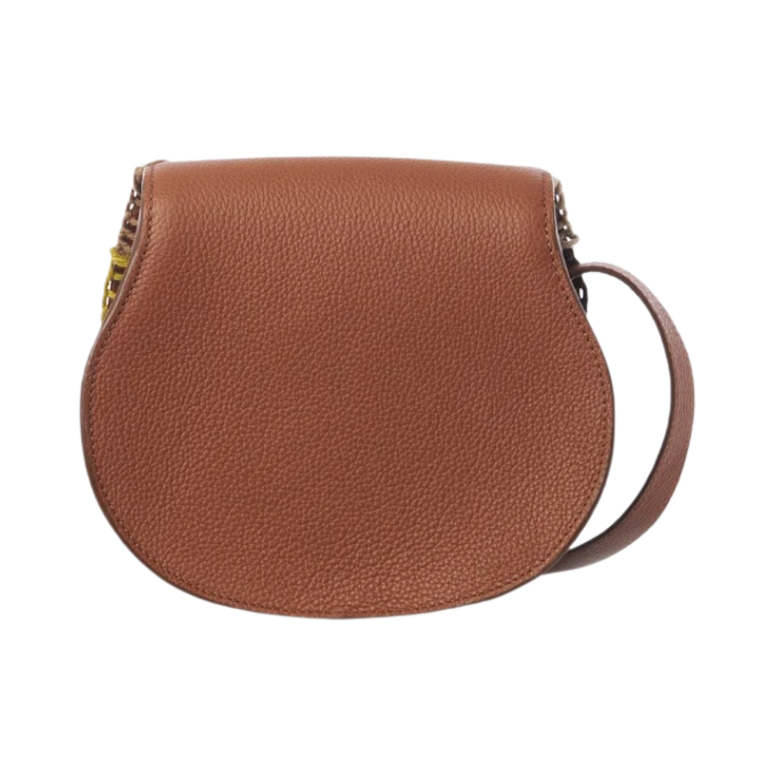 끌로에 마르씨 스몰 새들백 탄(Chloe Marcie Small Saddle Bag Tan) - 2
