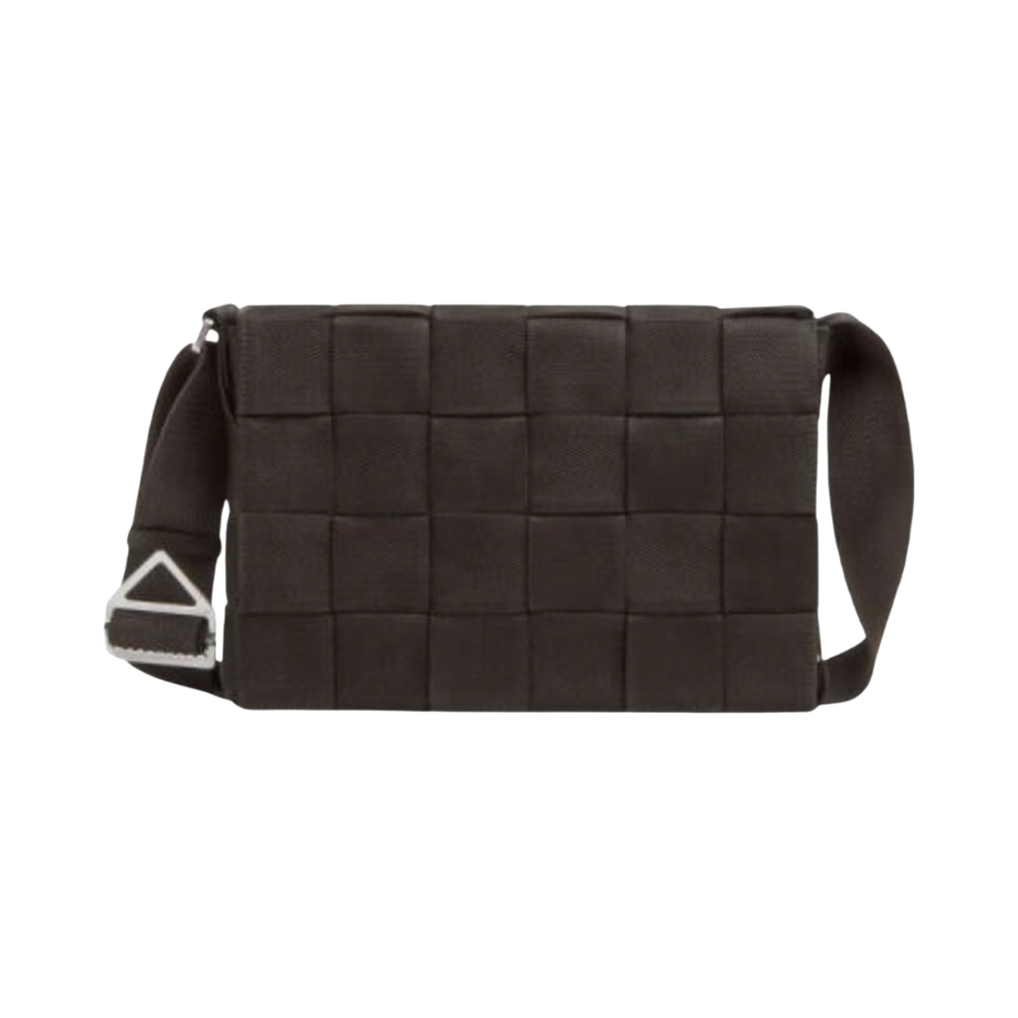 680514V1G212145 Bottega Veneta Large Intreccio Webbing Crossbody Bag Fondant
