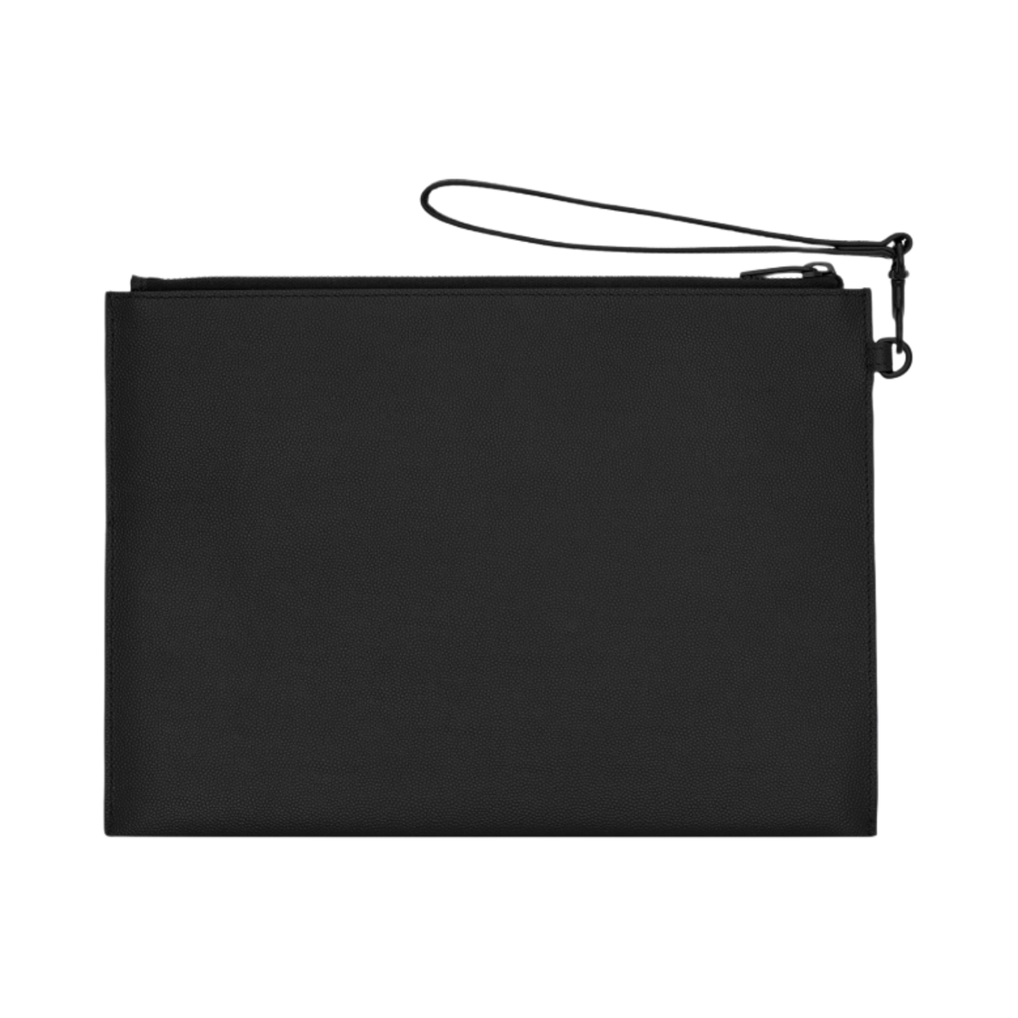생로랑 그랑 드 뿌드르 엠보스 레더 카산드라 지퍼 태블릿 홀더 블랙(Saint Laurent Cassandre Zipped Tablet Holder in Grain de Poudre Embossed Leather Black) - 2
