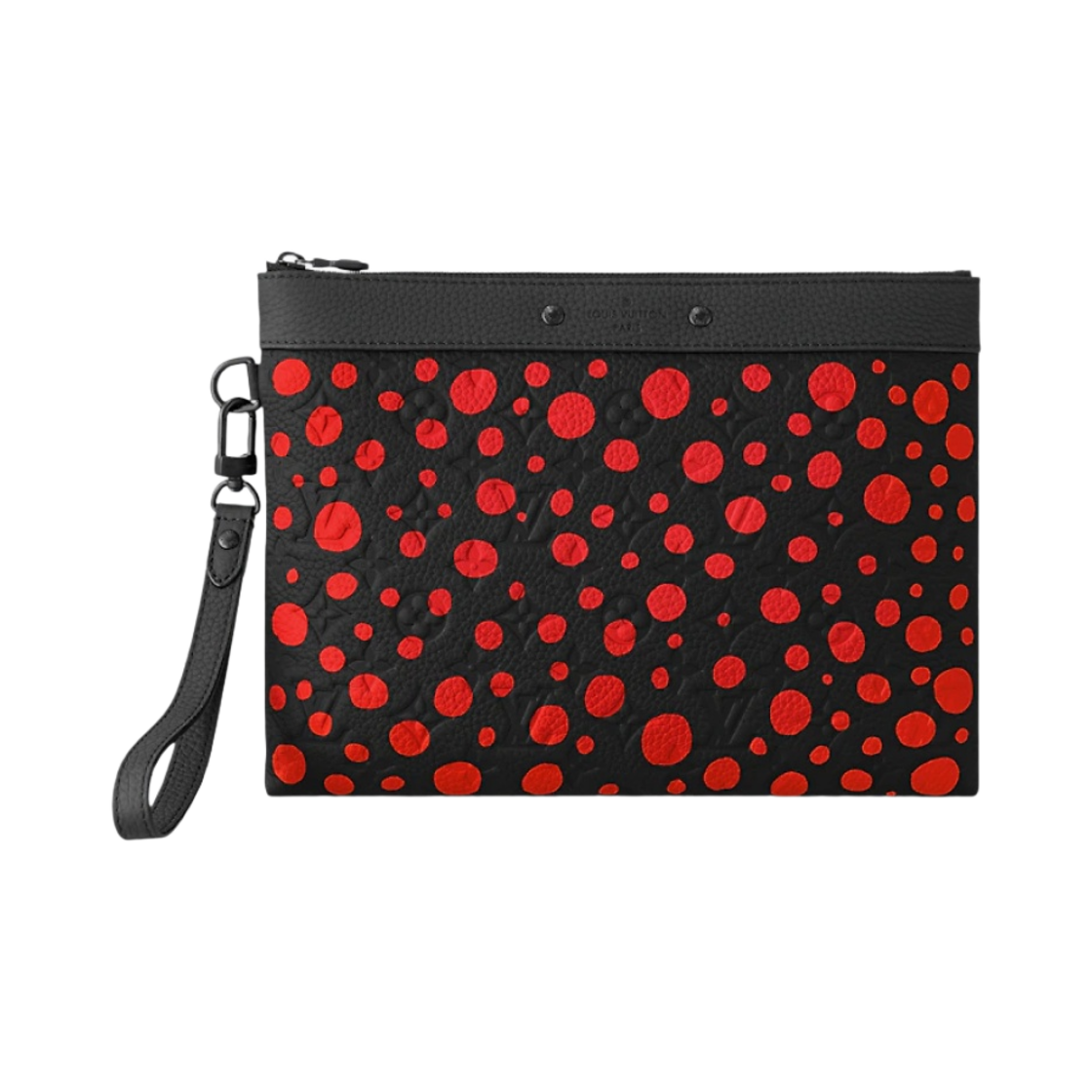 M82019 Louis Vuitton x YK Pochette To Go Black Red - 대표 이미지 #1