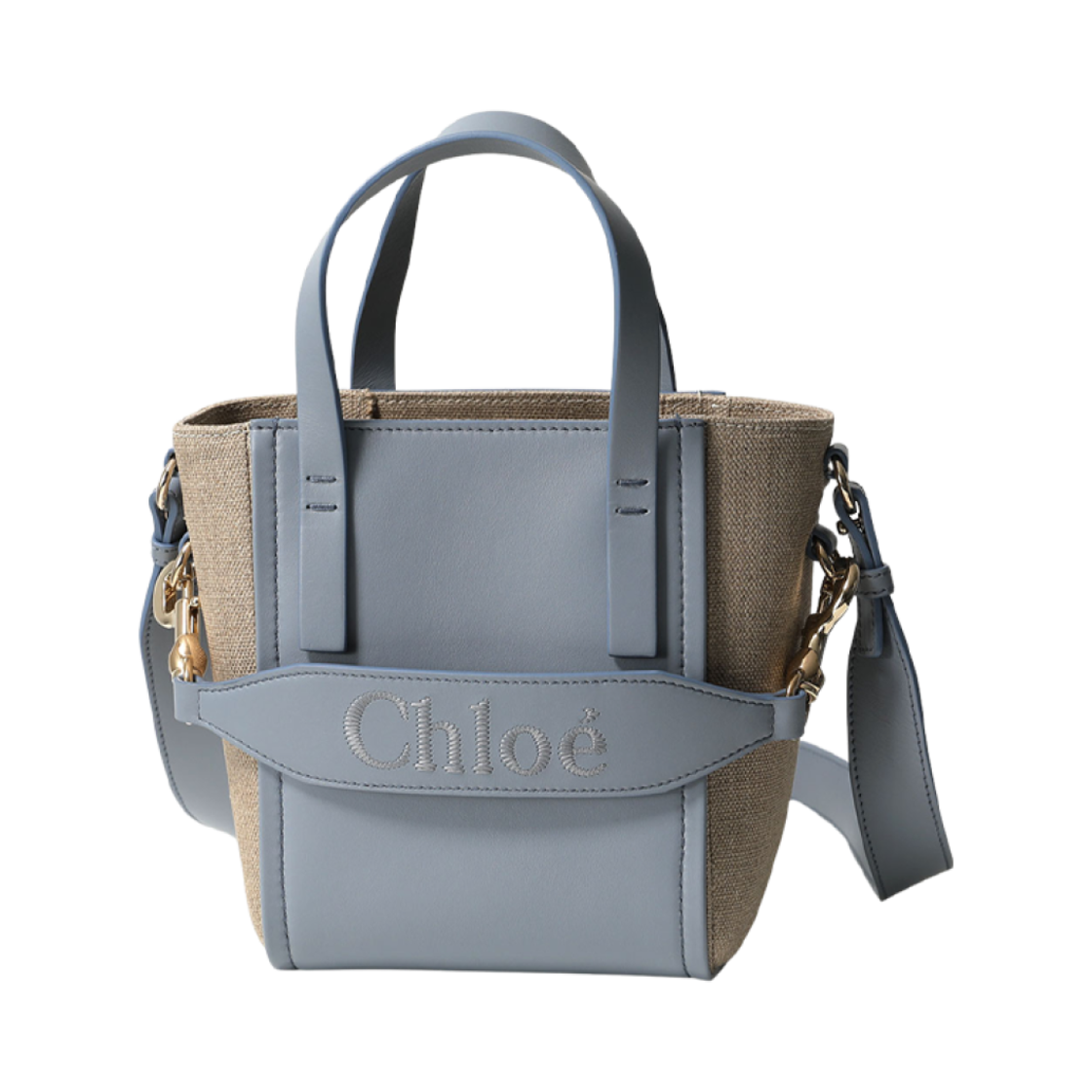 CHC23AS425L1641A Chloe Sense Small Tote Bag Storm Blue