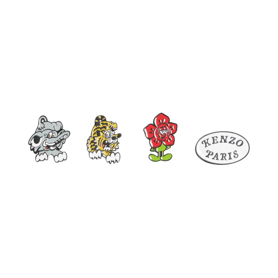 FF58AC122M01-MU Kenzo x Verdy Market Pins Multicolor (Set of 4)