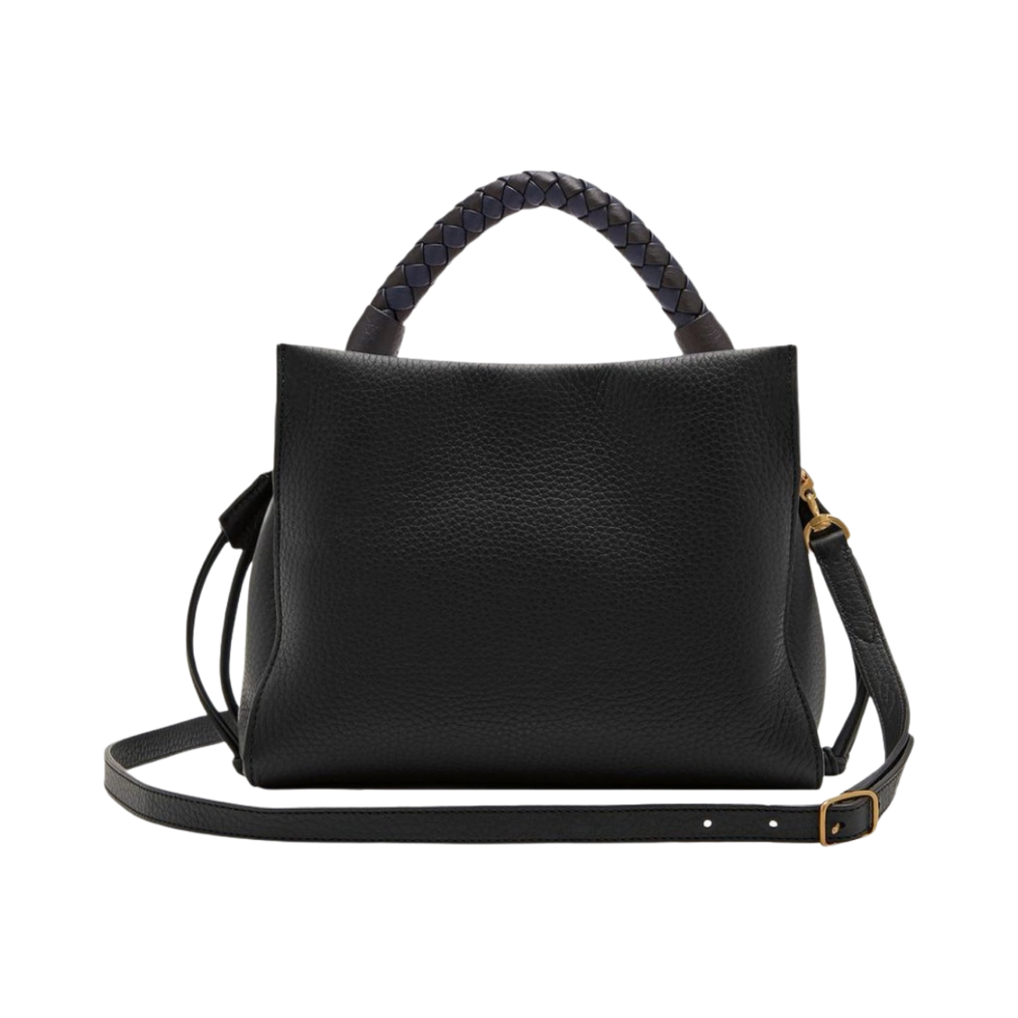 멀버리 헤비 그레인 스몰 아이리스 블랙 미드나잇(Mulberry Heavy Grain Small Iris Black Midnight) - 3