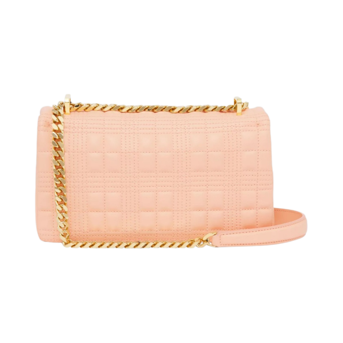 버버리 스몰 퀼팅 레더 롤라백 피치 핑크(Burberry Quilted Leather Small Lola Bag Peach Pink) - 3