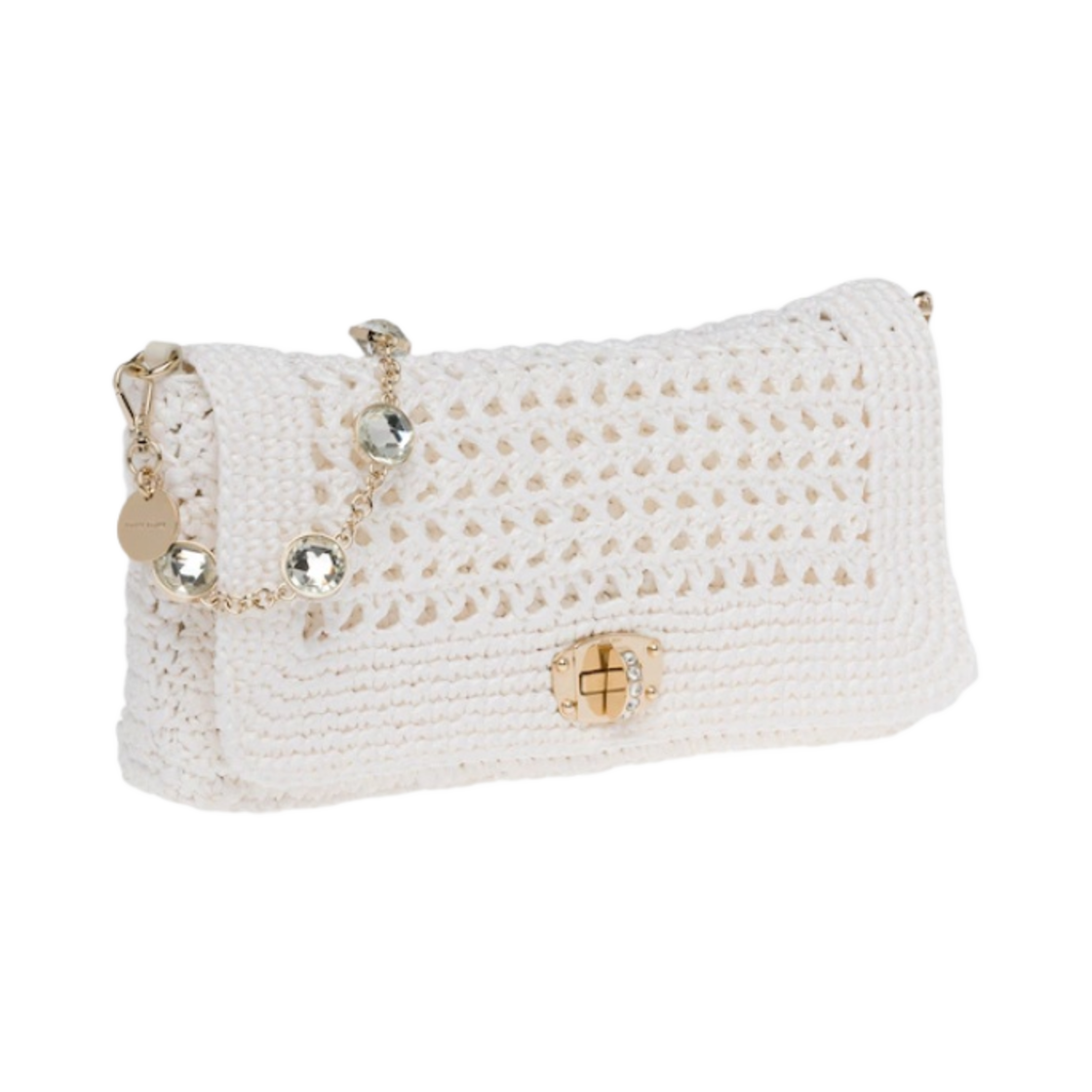 미우 미우 패브릭 숄더백 화이트(Miu Miu Fabric Shoulder Bag White) - 2