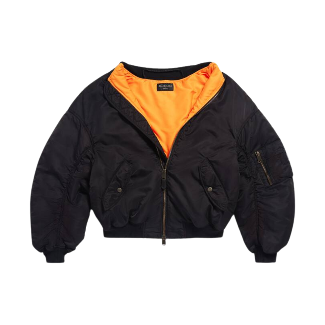 발렌시아가 오프 사우스 봄버 블랙