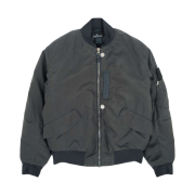 Stone Island Shadow Project 40706 Hollowcore Poly Light Garment Dyed Bomber Jacket Charcoal - 21FW