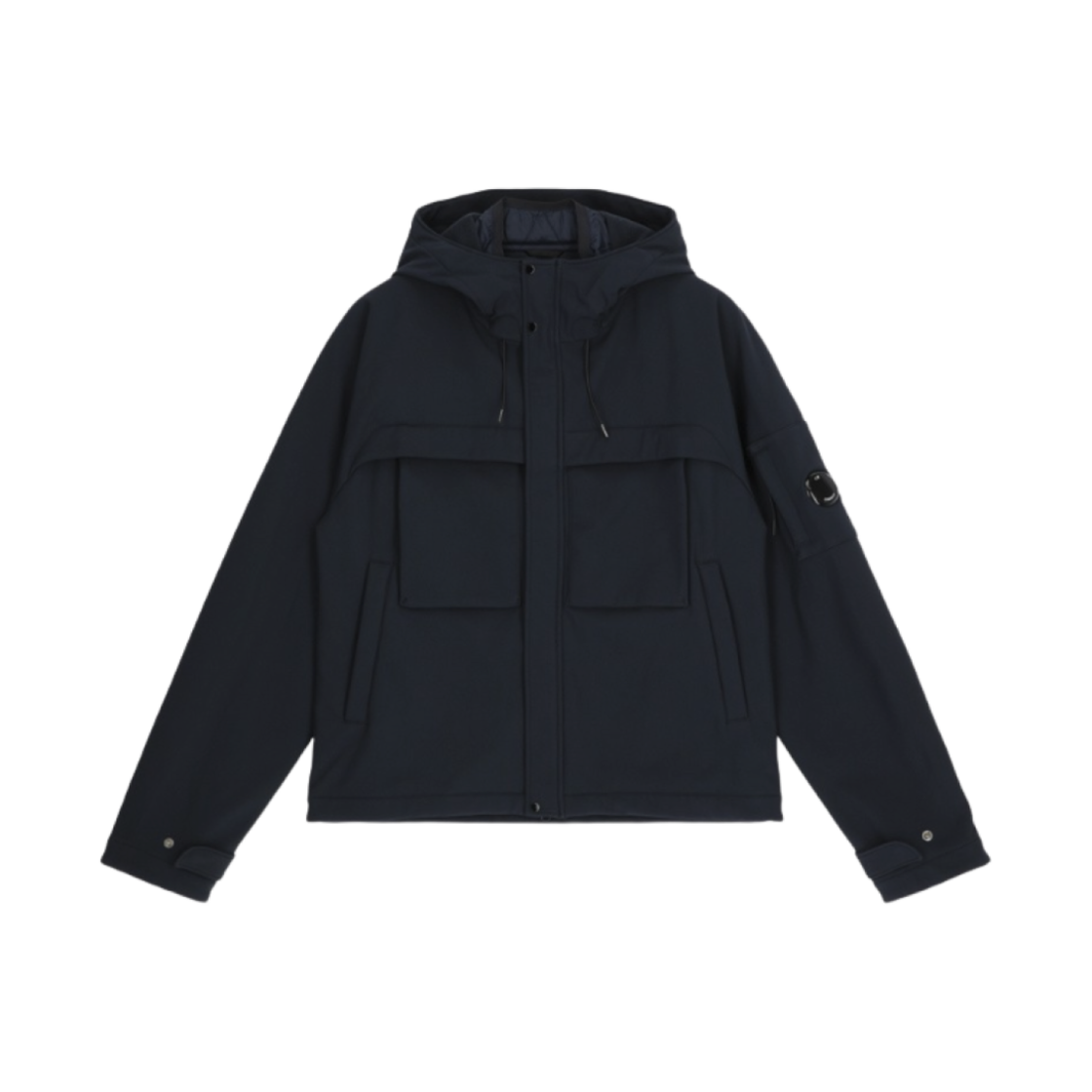 C.P. 컴퍼니 쉘-R 후드 자켓 토탈 이클립스 블루 - 23FW(C.P. Company Shell-R Hooded Jacket Total Eclipse Blue - 23FW)