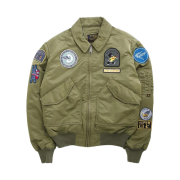 Deus Ex Machina Flight Overdye Jacket Olive Drab