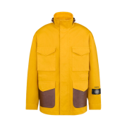 Dior x Stone Island Cotton-Blend Satin Jacket Yellow