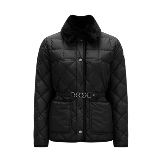 (W) Moncler Cygne Short Down Jacket Black - 23FW