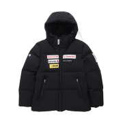Descente Swiss Ski Original Wappen Hooded Down Jacket Black
