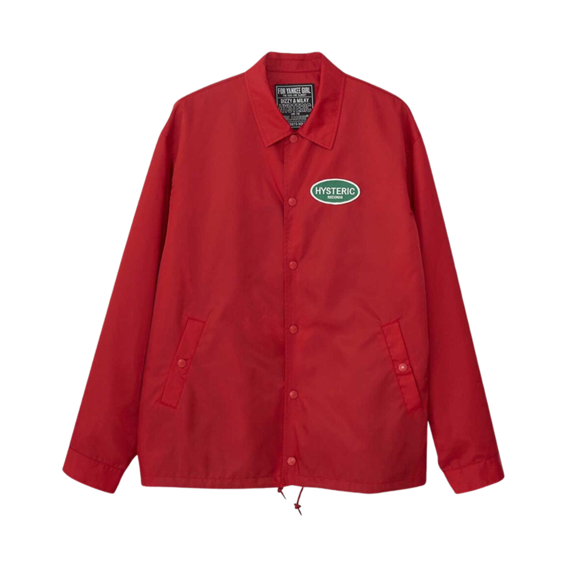 히스테릭 글래머 히스테릭 레코즈 코치 자켓 레드(Hysteric Glamour Hysteric Records Coach Jacket Red) - 1