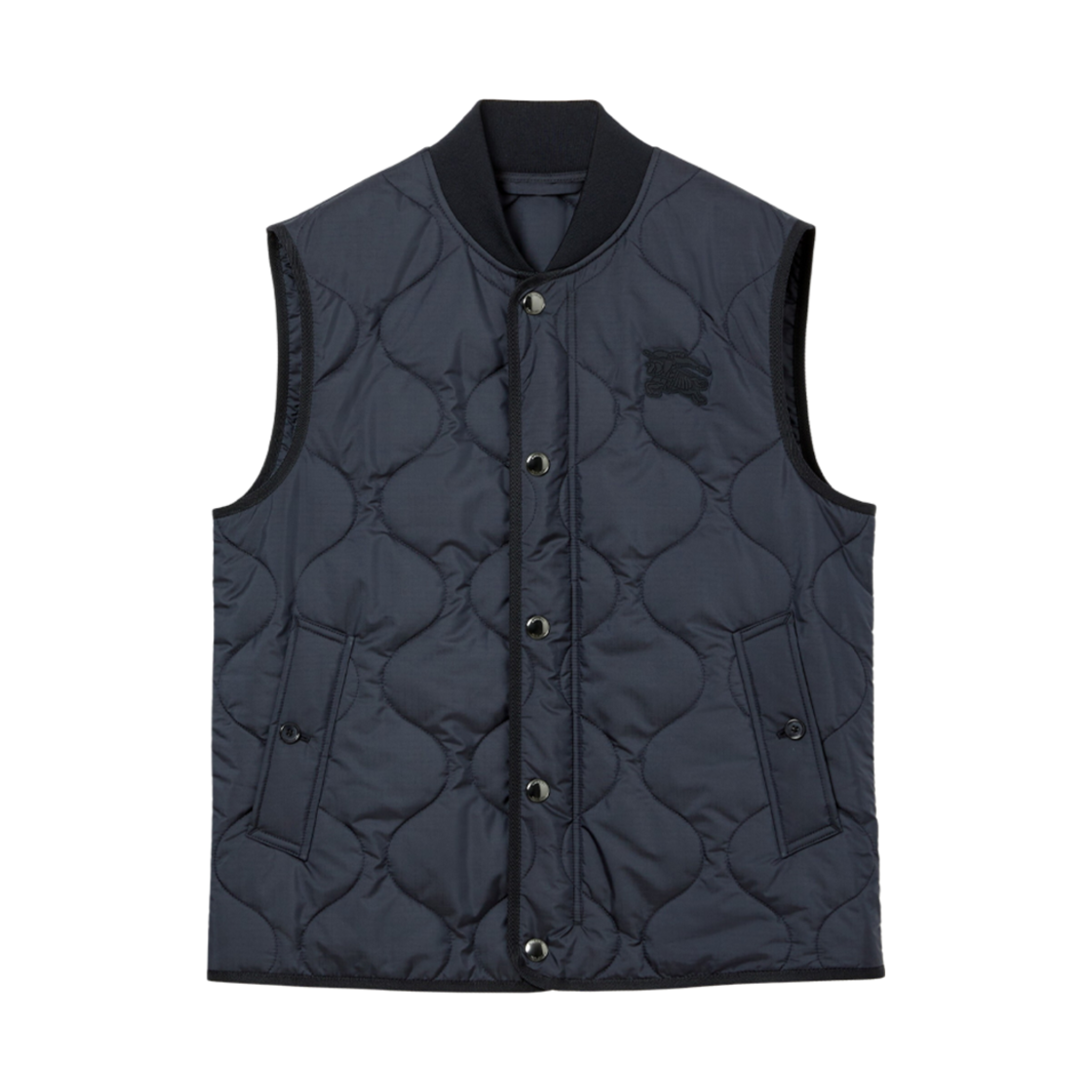 버버리 아플리케 퀼팅 질레 스모크 네이비(Burberry Applique Quilting Gilet Smoke Navy) - 1