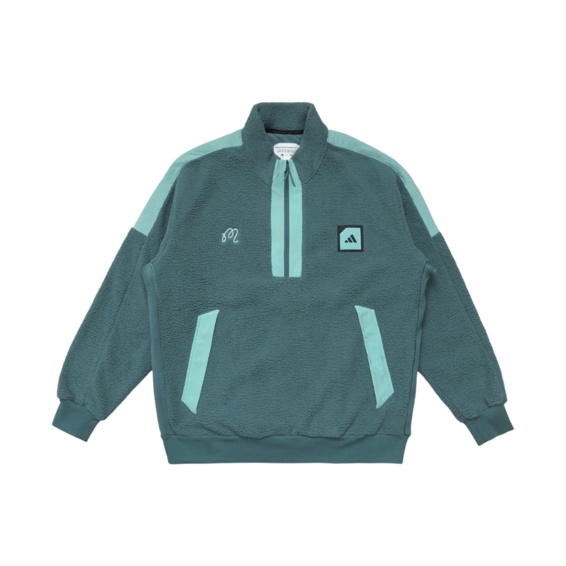- Malbon Golf x Adidas ADX Padded Fleece Jacket Arctic Fusion