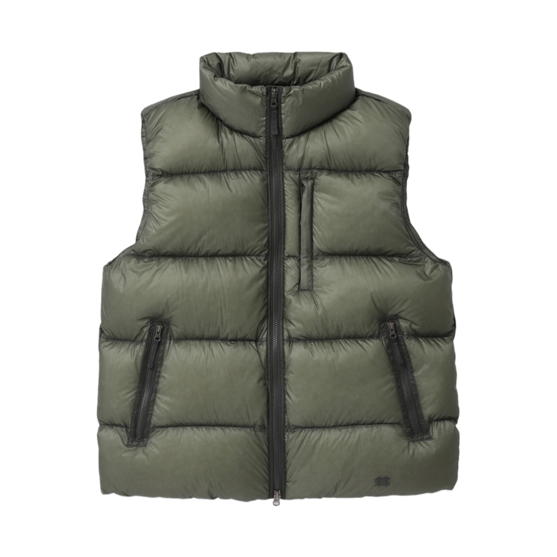 TLVAW23635GKH Kolon Sport Lightweight Quilting Down Vest Greyish khaki
