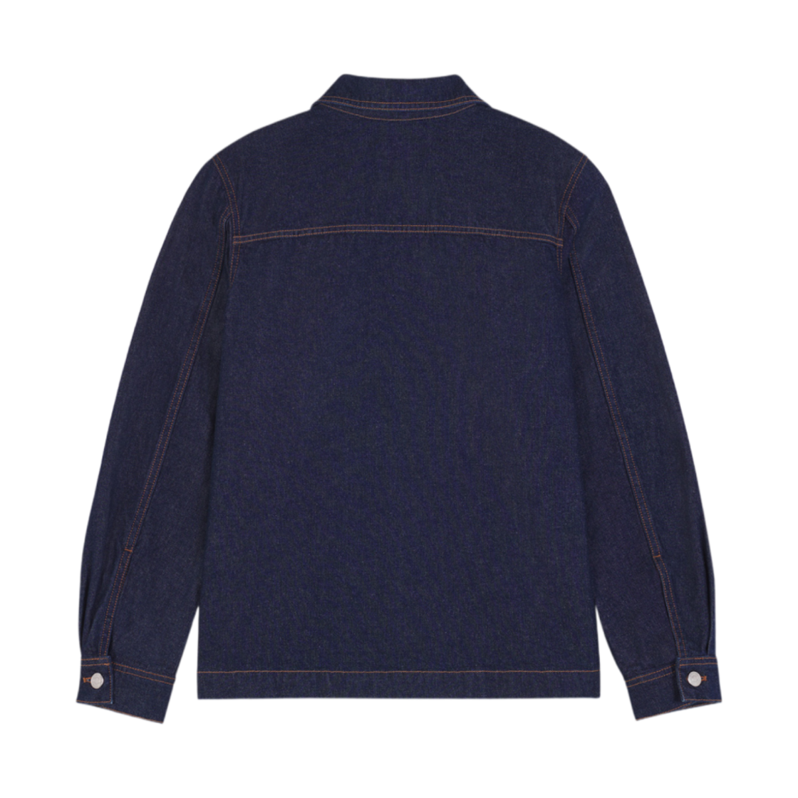 (W) 메종 키츠네 워크웨어 데님 자켓 인디고((W) Maison Kitsune Workwear Denim Jacket Indigo) - 2