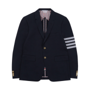 Thom Browne Cotton Suiting Engineered 4-Bar Classic Jacket Navy