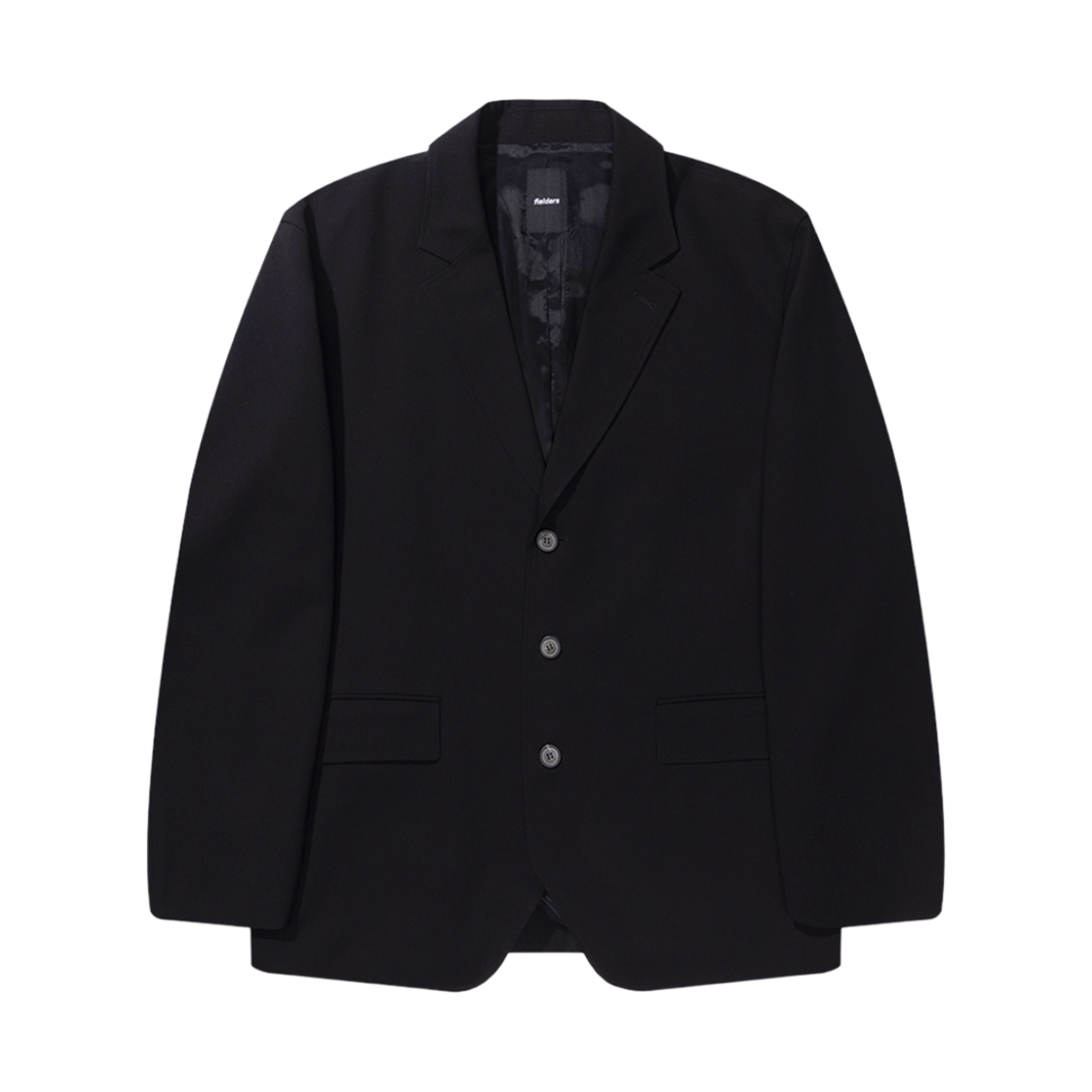 FDC11JKM05 Fielders Man Three Button Overfit Blazer Black