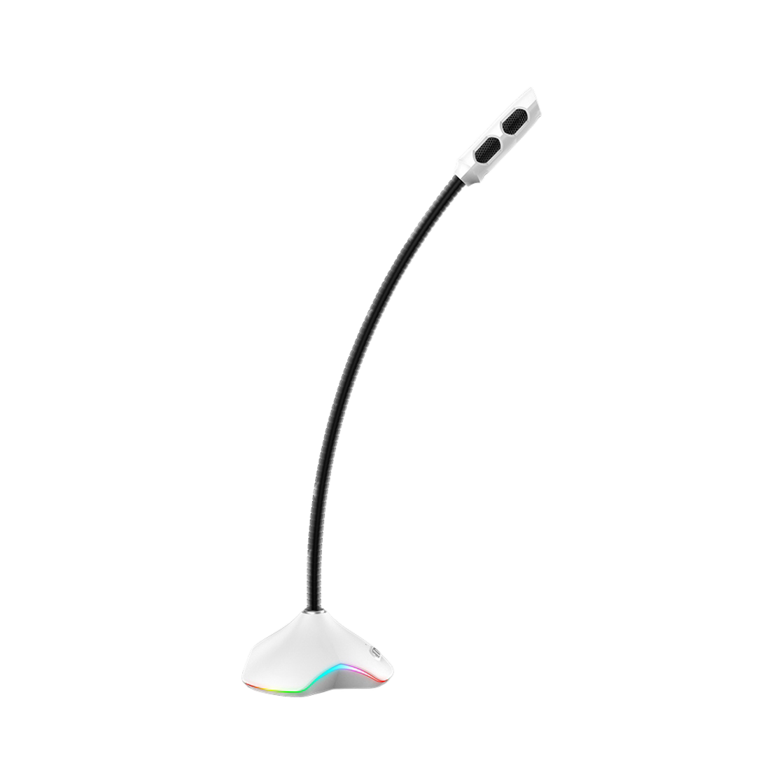 제닉스 STORMX RGB 스탠드 PC USB 마이크 화이트(XENICS STORMX RGB Stand PC USB Mic White)