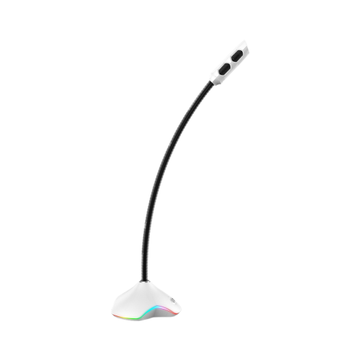 STORMX RGB MIC_wh XENICS STORMX RGB Stand PC USB Mic White
