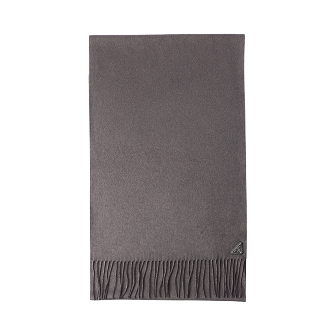 2FS065-2COP-F0K44 Prada Silk and Cashmere Scarf Marble Gray
