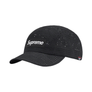 Supreme Perforated Camp Cap Black - 22SS