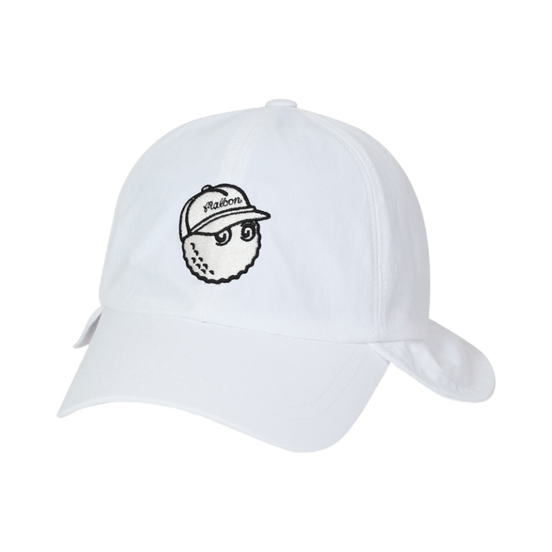 말본 골프 트루퍼 캡 화이트(Malbon Golf Trooper Cap White) - 1