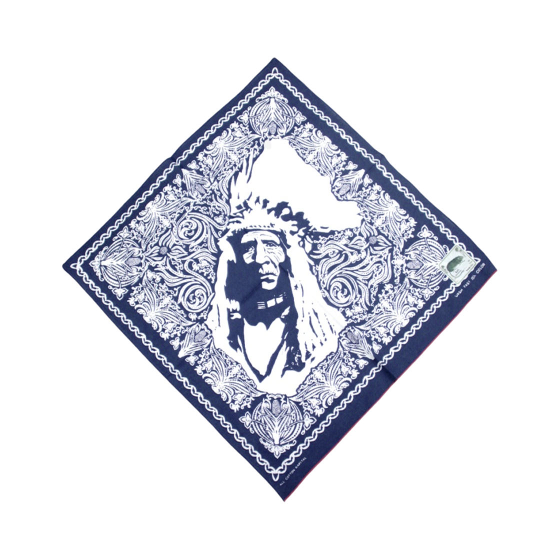 캐피탈 패스트컬러 셀비지 치프 반다나 네이비(Kapital Fastcolor Selvedge Chief Bandana Navy) - 1