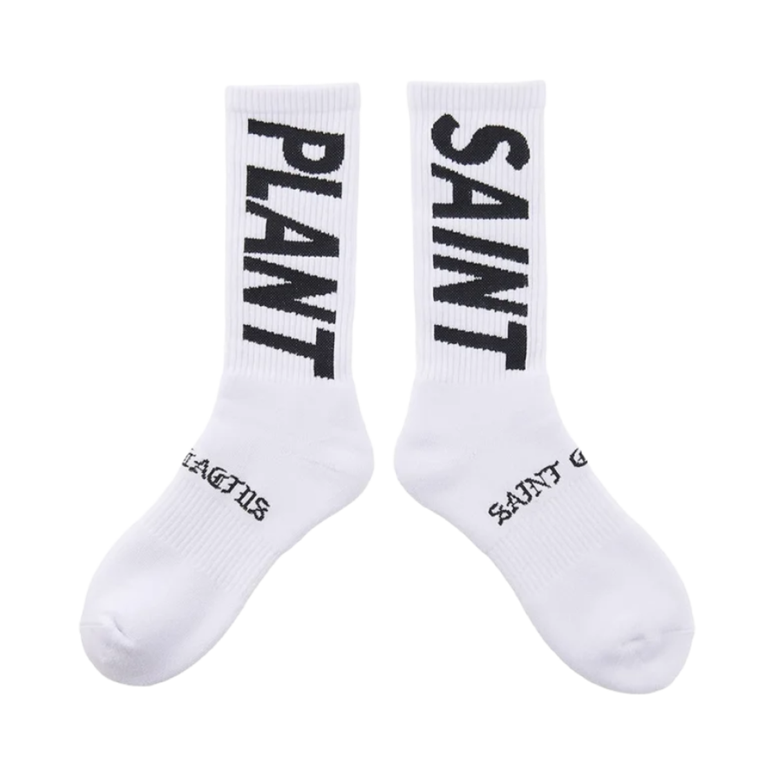 세인트 마이클 x CPFM 리브 미 얼론 삭스 화이트 - 24AW(Saint Mxxxxxx x Cactus Plant Flea Market Leave Me Alone Socks White - 24AW) - 1