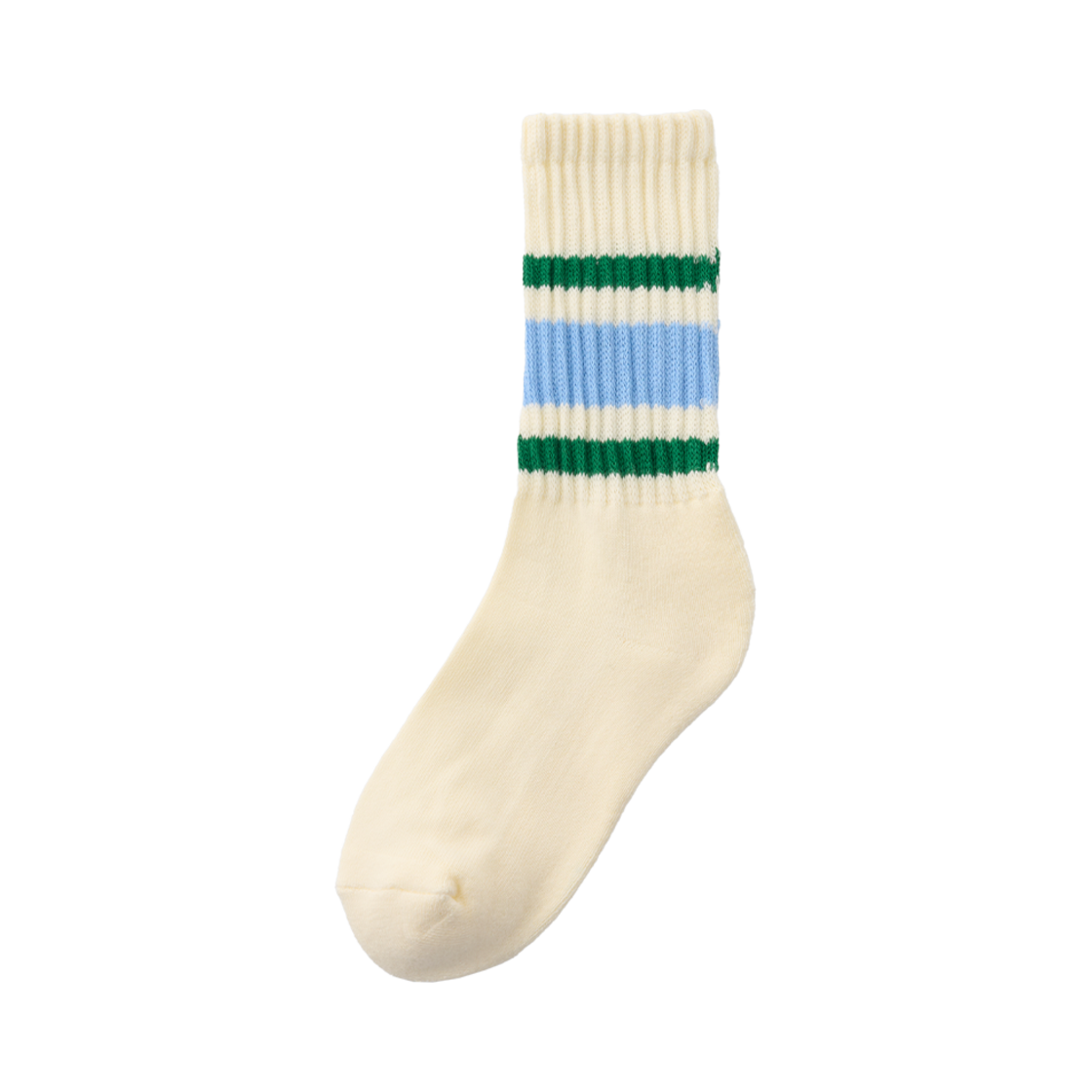 제너럴아이디어 유니섹스 니팅 미들 삭스 스카이 블루(General Idea Unisex Knitting Middle Socks Sky Blue)