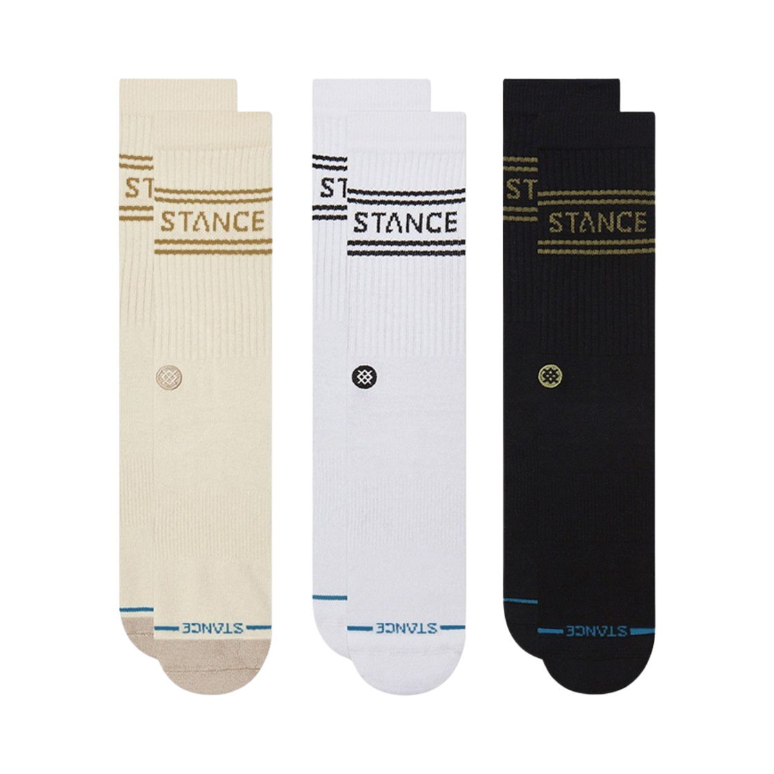 스탠스 베이직 3팩 오트밀