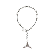 Frica Dolphin Rosario Bracelet Silver