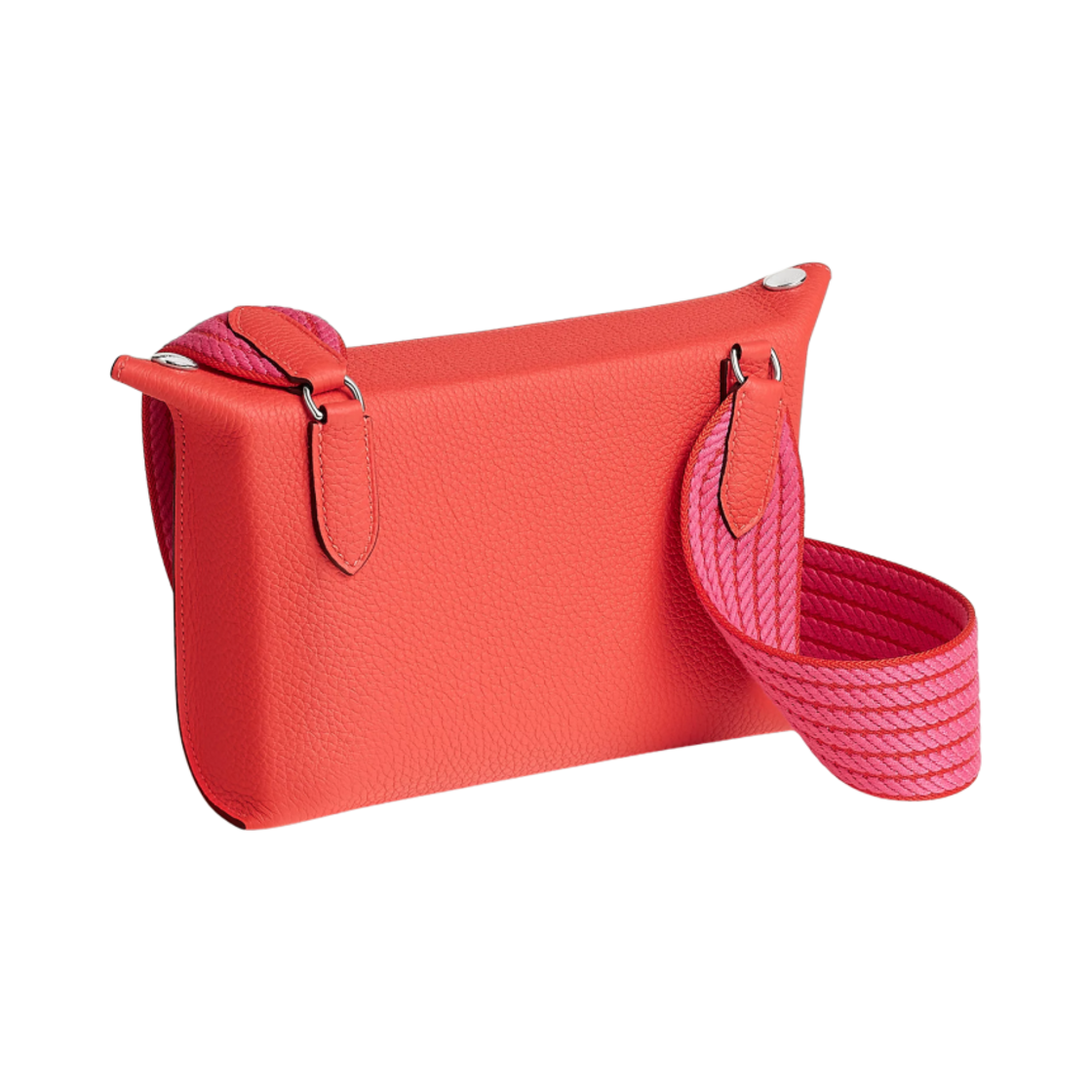 에르메스 비드포쉬 백 토고 & 팔라듐 하드웨어 오랑쥬 필드 로즈 티리엔(Hermes Videpoches Bag Togo & Palladium Orange Field Rose Tyrien) - 3