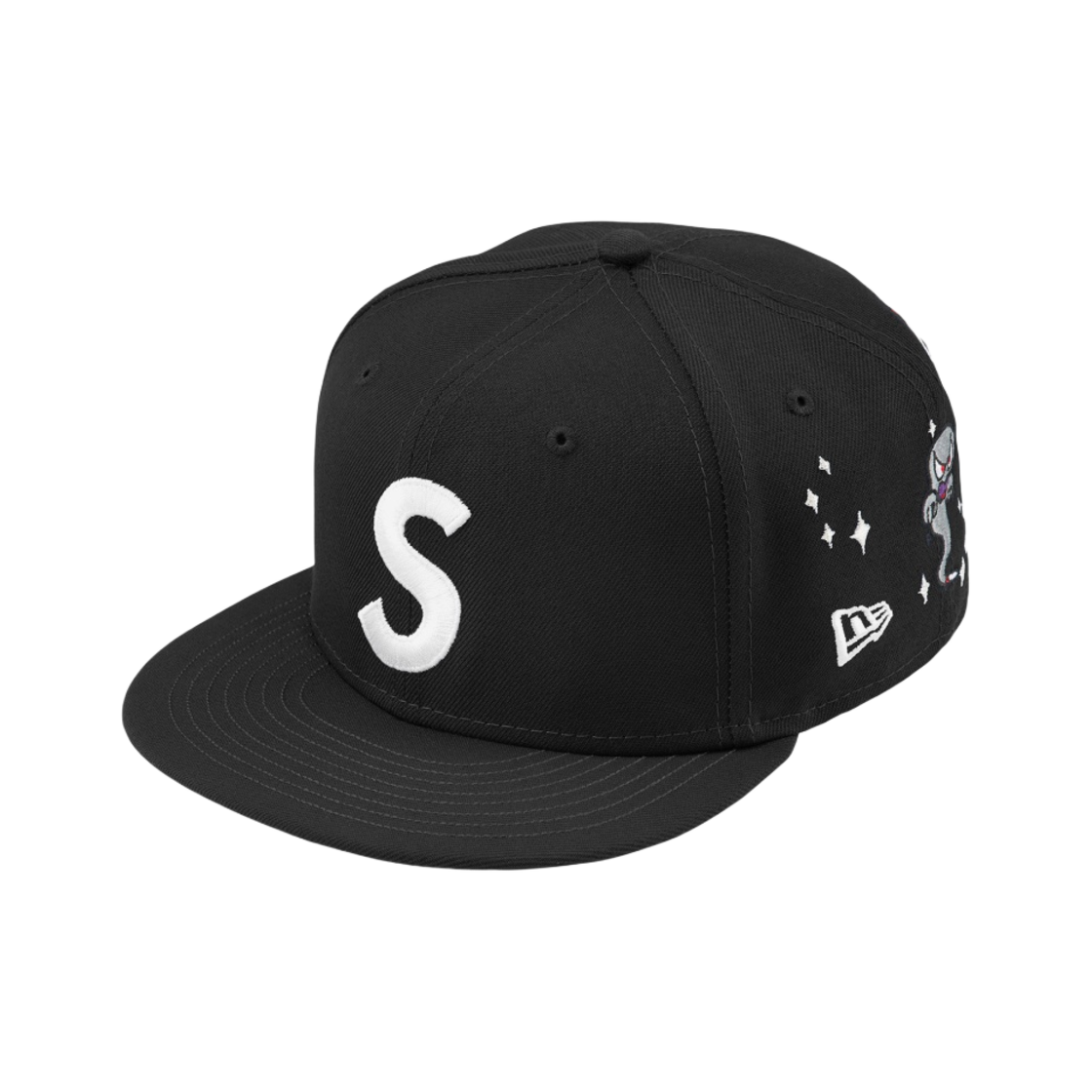 슈프림 캐릭터 S 로고 뉴에라 블랙 - 22SS(Supreme Characters S Logo New Era Black - 22SS) - 1