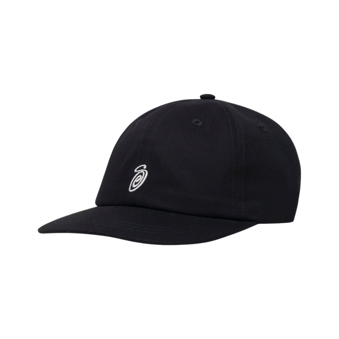 스투시 스월 S 로우 프로 캡 블랙(Stussy Swirl S Low Pro Cap Black) - 1
